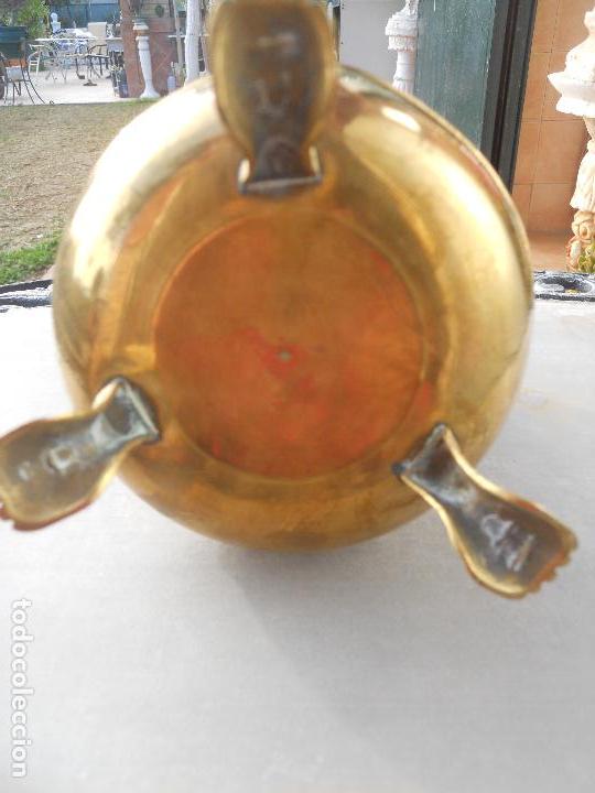Antig&uuml;edades: JARRON DE BRONCE, LATON DE 20 CM DE ALTO - Foto 2