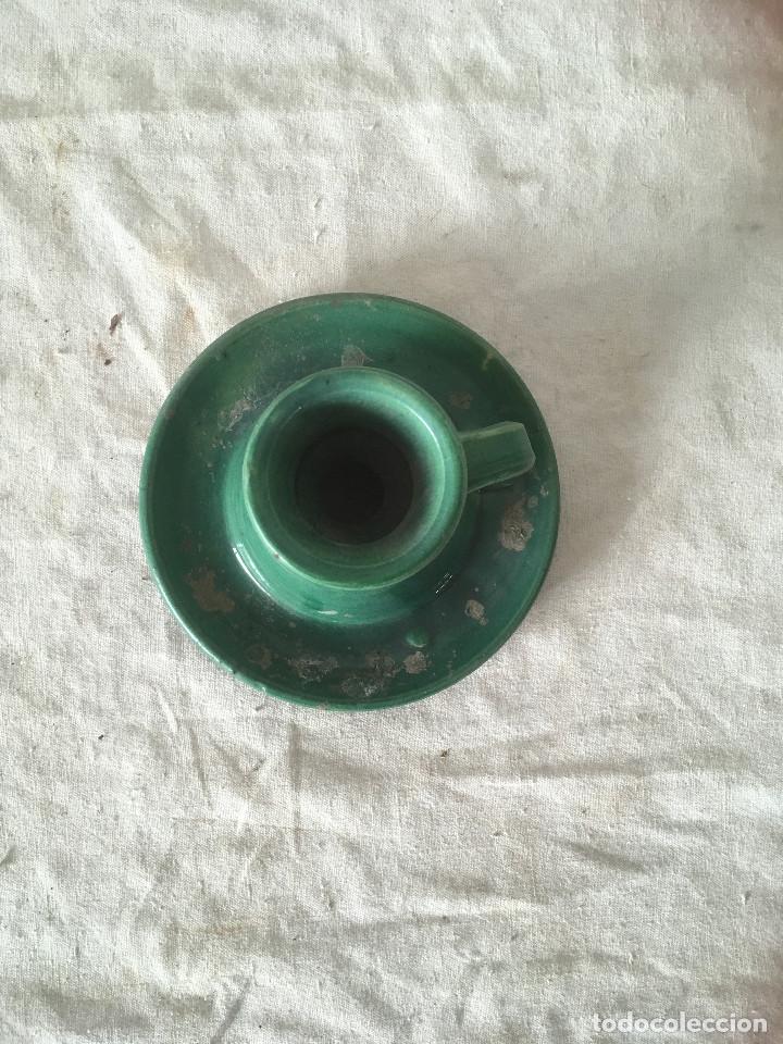 Antig&uuml;edades: PALMATORIA CER&Aacute;MICA VERDE - Foto 2