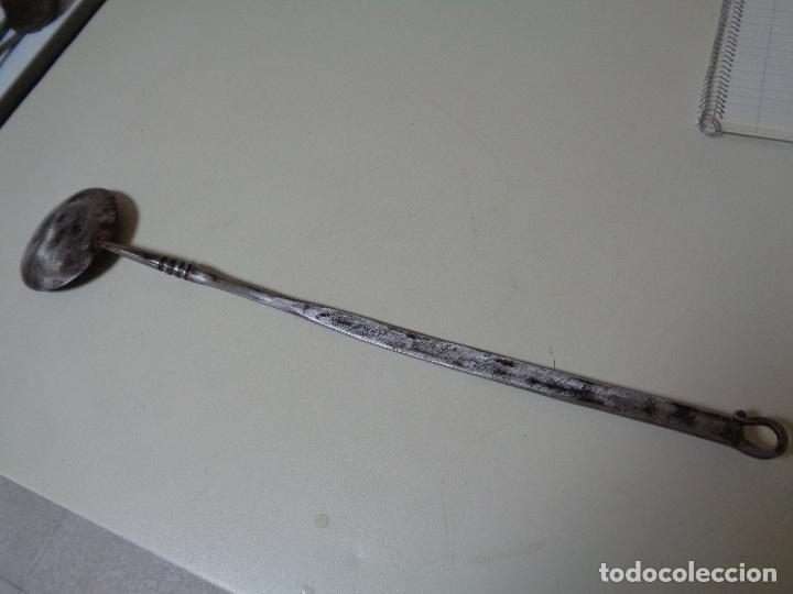 Antig&uuml;edades: cucharon forja de hierro - Foto 4
