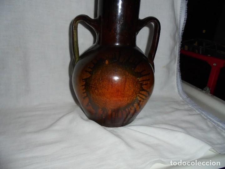 Antig&uuml;edades: JARRON DE CERAMICA PINTADA CON PITORRO - Foto 7
