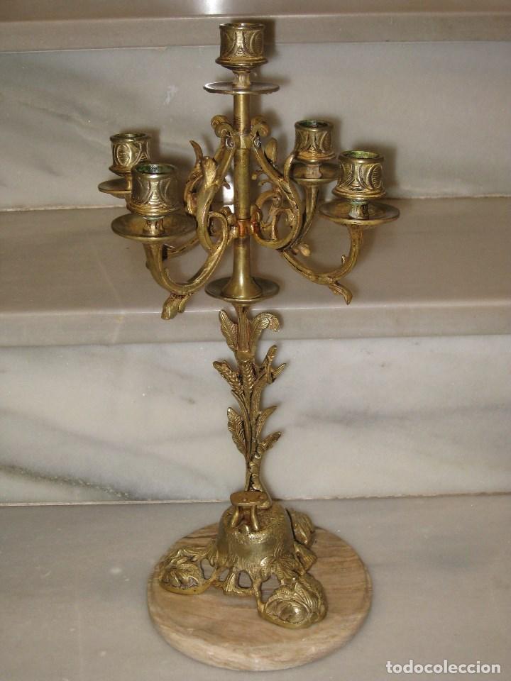 Candelabro antiguo de bronce Vendido en Venta Directa 107965415