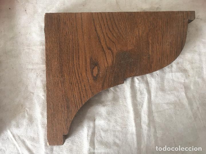 Antig&uuml;edades: PAREJA CANES DE MADERA PARA BALDA - Foto 2