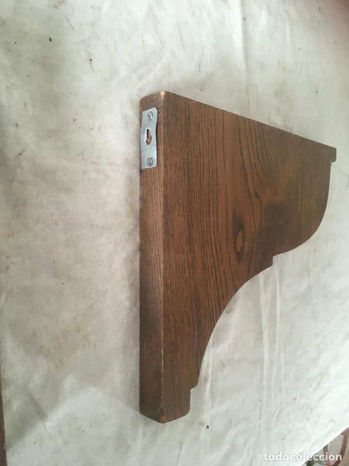 Antig&uuml;edades: PAREJA CANES DE MADERA PARA BALDA - Foto 5