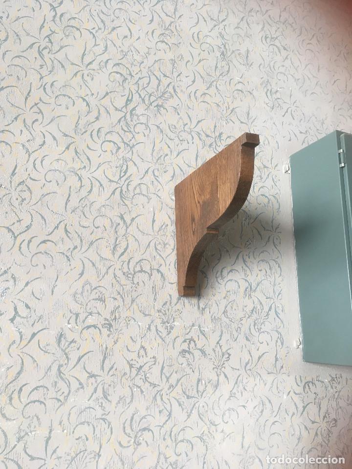 Antig&uuml;edades: PAREJA CANES DE MADERA PARA BALDA - Foto 7