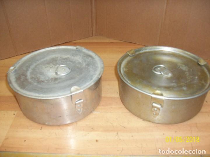 Antig&uuml;edades: LOTE DE 2 MARMITAS DE ALUMINIO - Foto 1