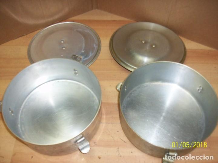 Antig&uuml;edades: LOTE DE 2 MARMITAS DE ALUMINIO - Foto 3