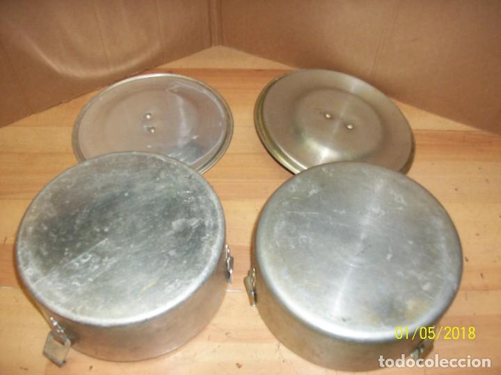 Antig&uuml;edades: LOTE DE 2 MARMITAS DE ALUMINIO - Foto 4