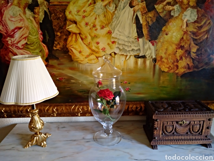 Antig&uuml;edades: Espectacular l&aacute;mpara en bronce con ba&ntilde;o de oro - Foto 5
