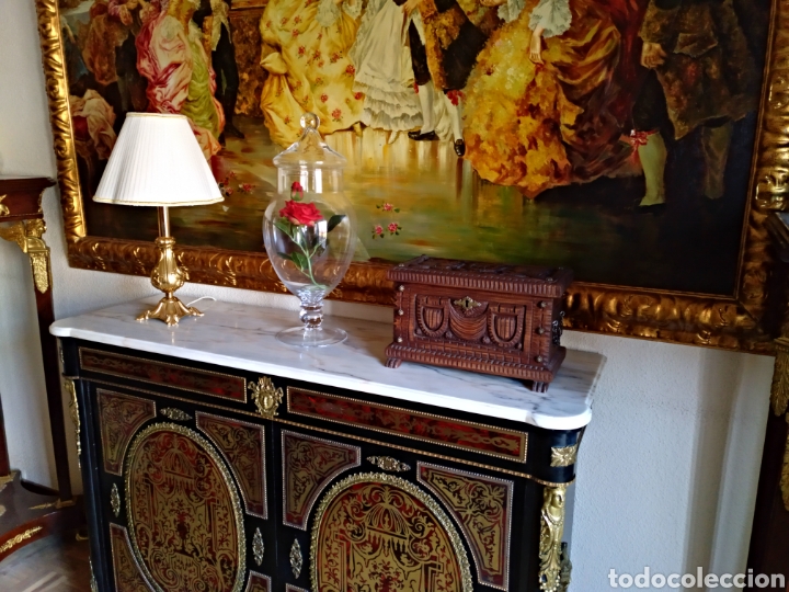 Antig&uuml;edades: Espectacular l&aacute;mpara en bronce con ba&ntilde;o de oro - Foto 8