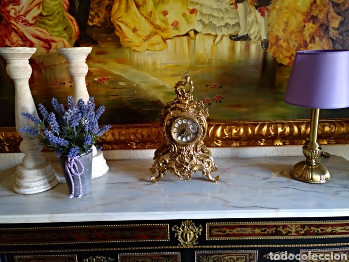 Antig&uuml;edades: Candelabros de madera y lavanda artificial - Foto 7