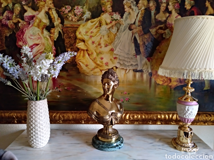 Antig&uuml;edades: Jarr&oacute;n con lavanda y narcisos artificiales - Foto 3