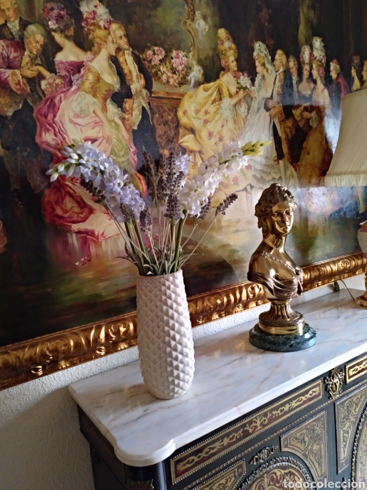Antig&uuml;edades: Jarr&oacute;n con lavanda y narcisos artificiales - Foto 8