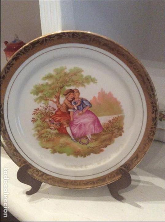 Antig&uuml;edades: Plato antiguo. Porcelana - Foto 1