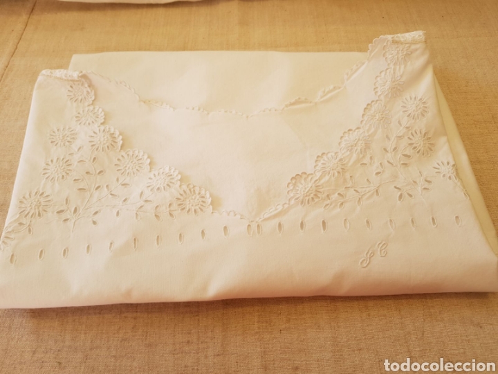 Antig&uuml;edades: Camisa de dormir , camis&oacute;n en algod&oacute;n bordado a mano - Foto 2