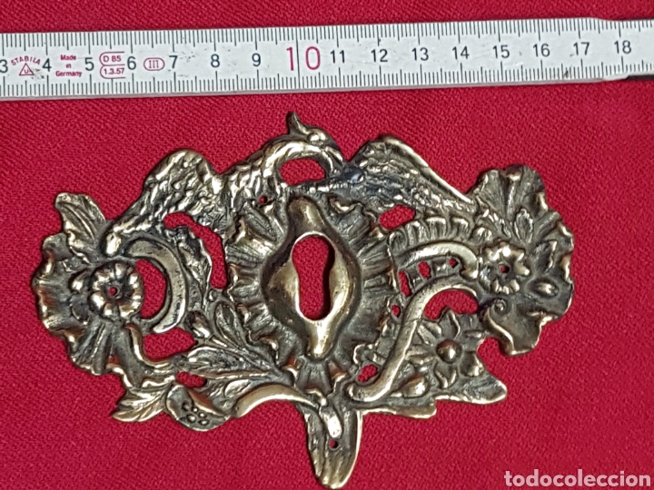 Antig&uuml;edades: Herraje boca llave bronce - Foto 1