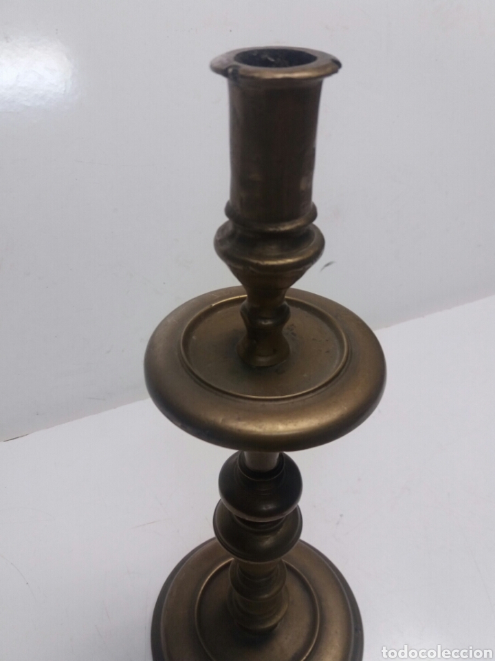 Antig&uuml;edades: Candelabro siglo xviii - Foto 3