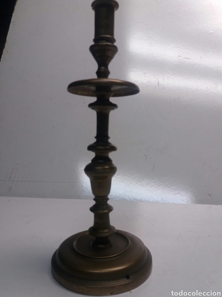 Antig&uuml;edades: Candelabro siglo xviii - Foto 5