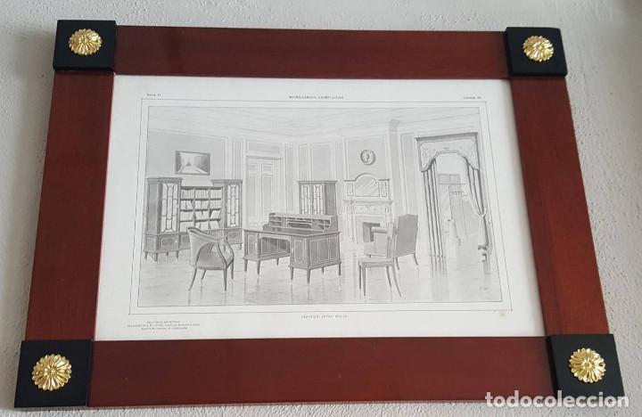 Antig&uuml;edades: CONJUNTO DE SEIS LAMINAS ANTIGUAS - Foto 4