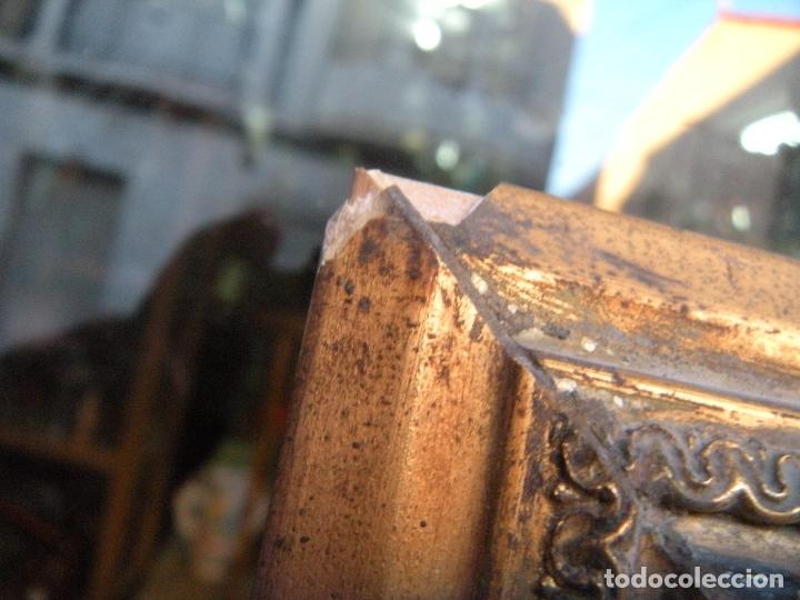 Antig&uuml;edades: ANTIGUO MARCO S. XIX PAN DE ORO. - Foto 5