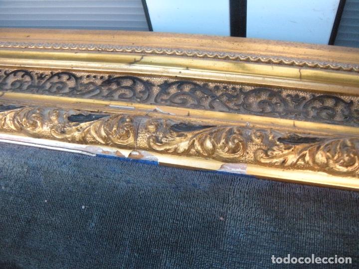 Antig&uuml;edades: ANTIGUO MARCO S. XIX PAN DE ORO. - Foto 6
