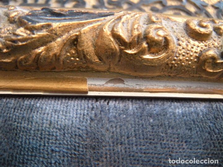 Antig&uuml;edades: ANTIGUO MARCO S. XIX PAN DE ORO. - Foto 12