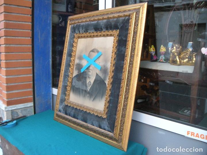 Antig&uuml;edades: ANTIGUO MARCO S. XIX PAN DE ORO. - Foto 15