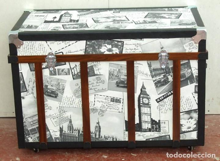 Antig&uuml;edades: BA&Uacute;L TAPIZADO - Foto 1