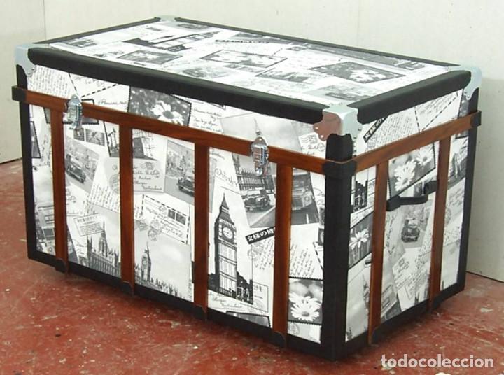 Antig&uuml;edades: BA&Uacute;L TAPIZADO - Foto 3
