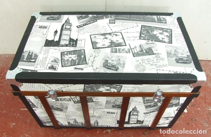 Antig&uuml;edades: BA&Uacute;L TAPIZADO - Foto 8