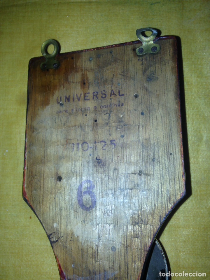 Antig&uuml;edades: Timbre en base de madera - Foto 2