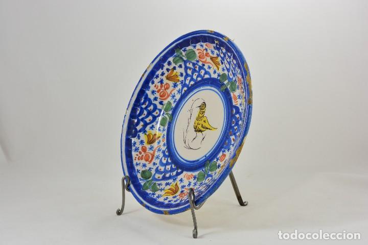 Antig&uuml;edades: Plato de cer&aacute;mica de Manises - Foto 3