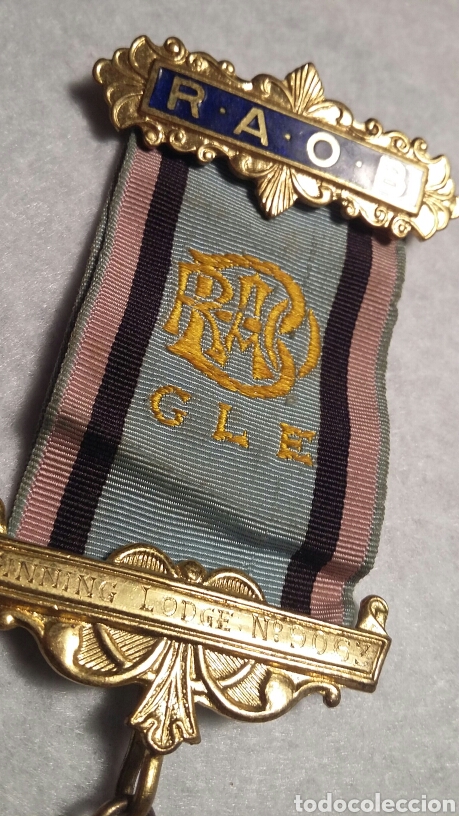 Antig&uuml;edades: Medalla mas&oacute;nica plata - Foto 3