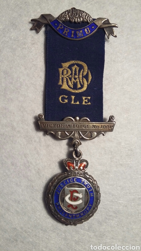Antig&uuml;edades: Medalla mas&oacute;nica plata - Foto 2