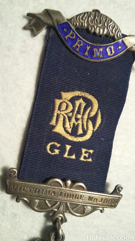 Antig&uuml;edades: Medalla mas&oacute;nica plata - Foto 3