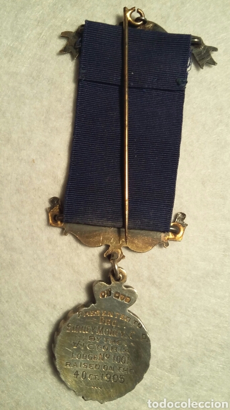 Antig&uuml;edades: Medalla mas&oacute;nica plata - Foto 4