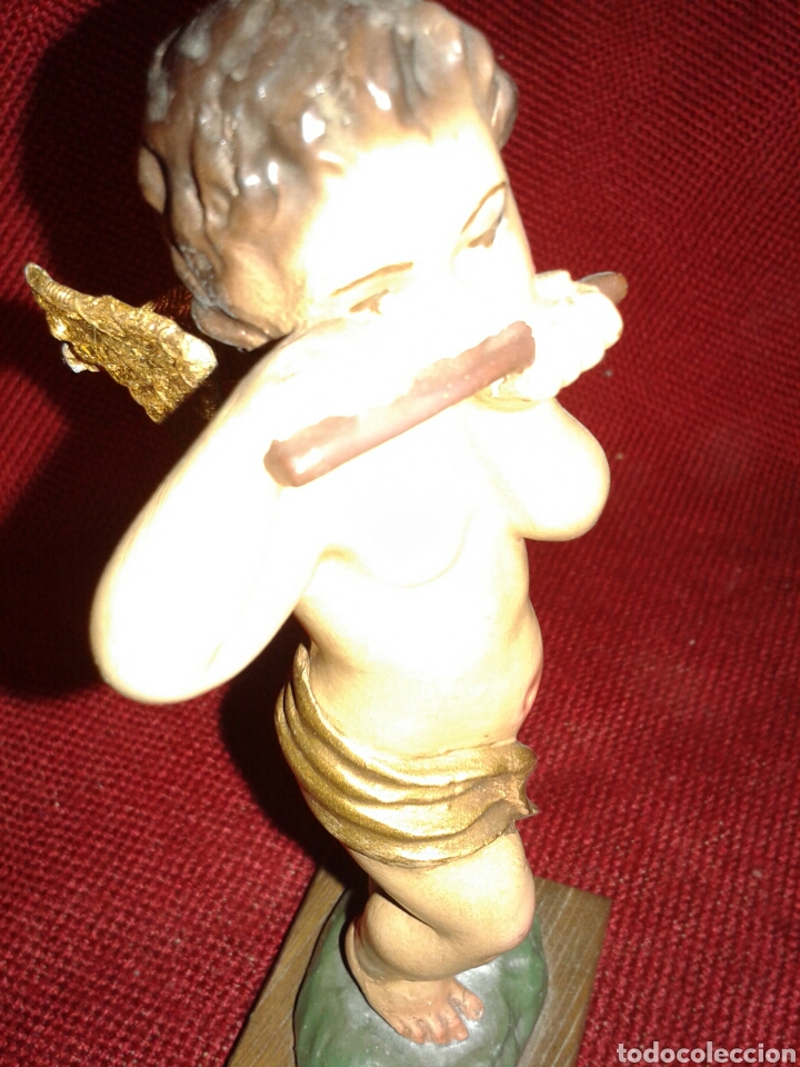 Antig&uuml;edades: ANTIGUA FIGURA DE ANGELITO - Foto 4