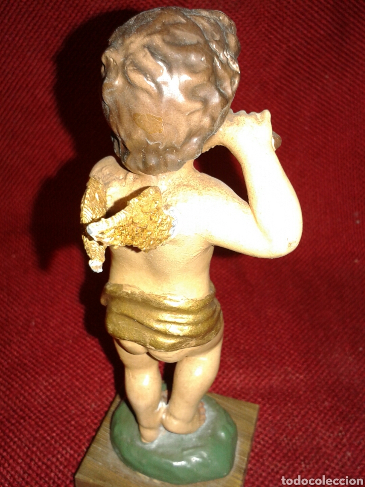 Antig&uuml;edades: ANTIGUA FIGURA DE ANGELITO - Foto 5