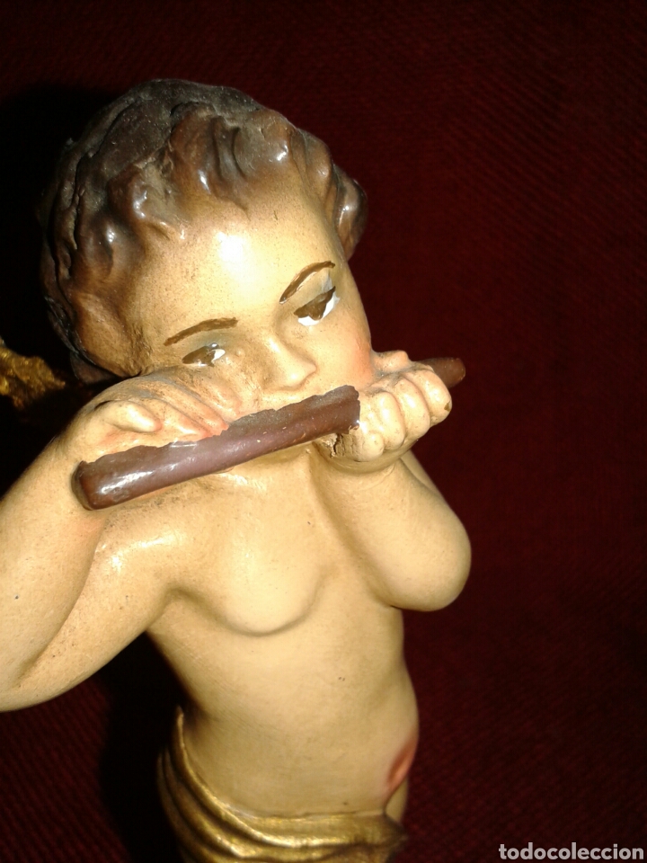 Antig&uuml;edades: ANTIGUA FIGURA DE ANGELITO - Foto 6