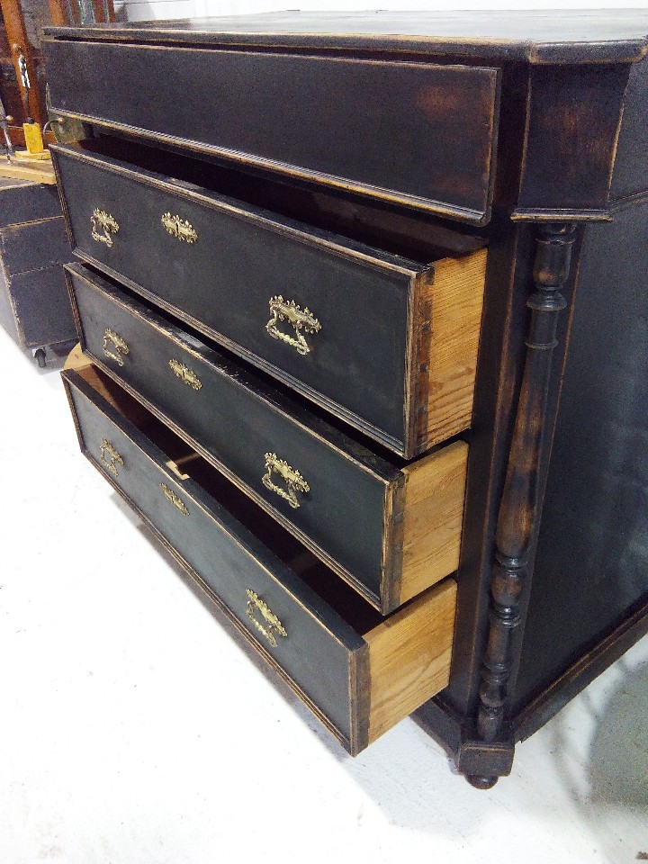 Antig&uuml;edades: C&Oacute;MODA CAJONERA ISABELINA - Foto 7