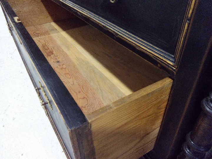 Antig&uuml;edades: C&Oacute;MODA CAJONERA ISABELINA - Foto 8