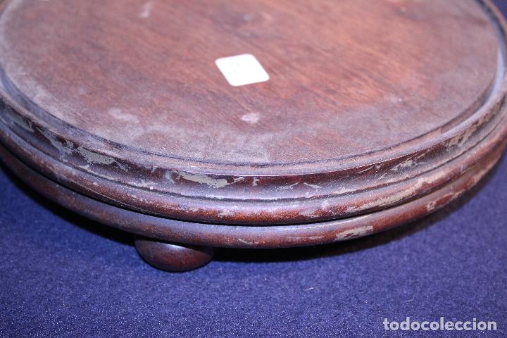 Antig&uuml;edades: PEANA DE MADERA - Foto 7