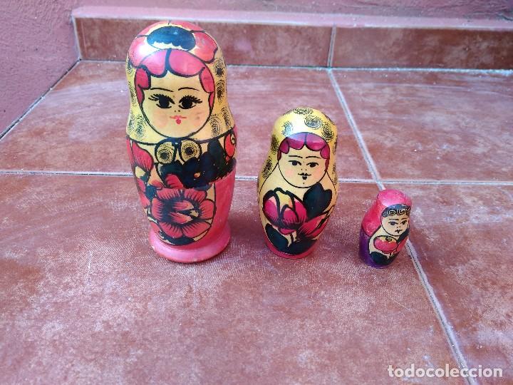 Antig&uuml;edades: JUEGO DE MATRIOSKAS - ANTIGUO - Foto 2
