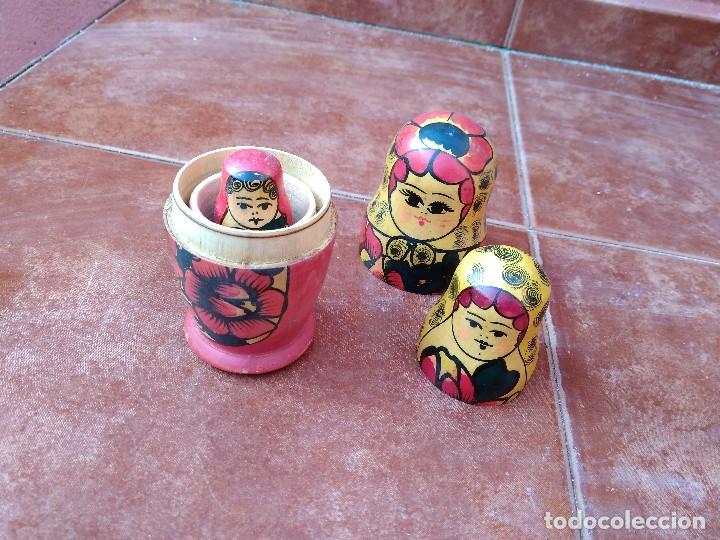 Antig&uuml;edades: JUEGO DE MATRIOSKAS - ANTIGUO - Foto 3