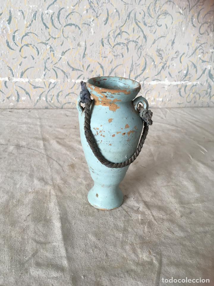 Antig&uuml;edades: ANTIGUO JARRONCITO CELESTE - Foto 1