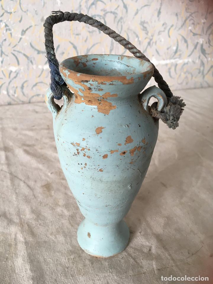 Antig&uuml;edades: ANTIGUO JARRONCITO CELESTE - Foto 6