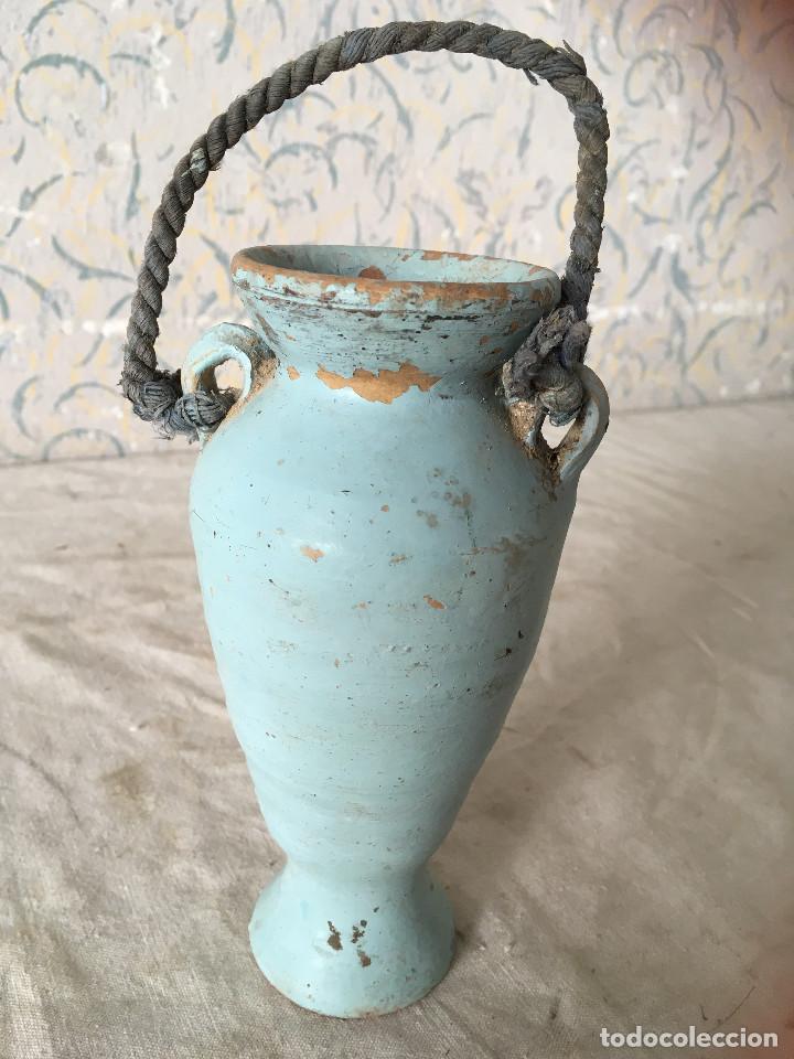 Antig&uuml;edades: ANTIGUO JARRONCITO CELESTE - Foto 7