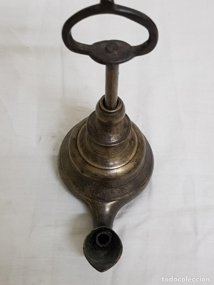 Antig&uuml;edades: Candil de bronce del siglo XIX - Foto 4