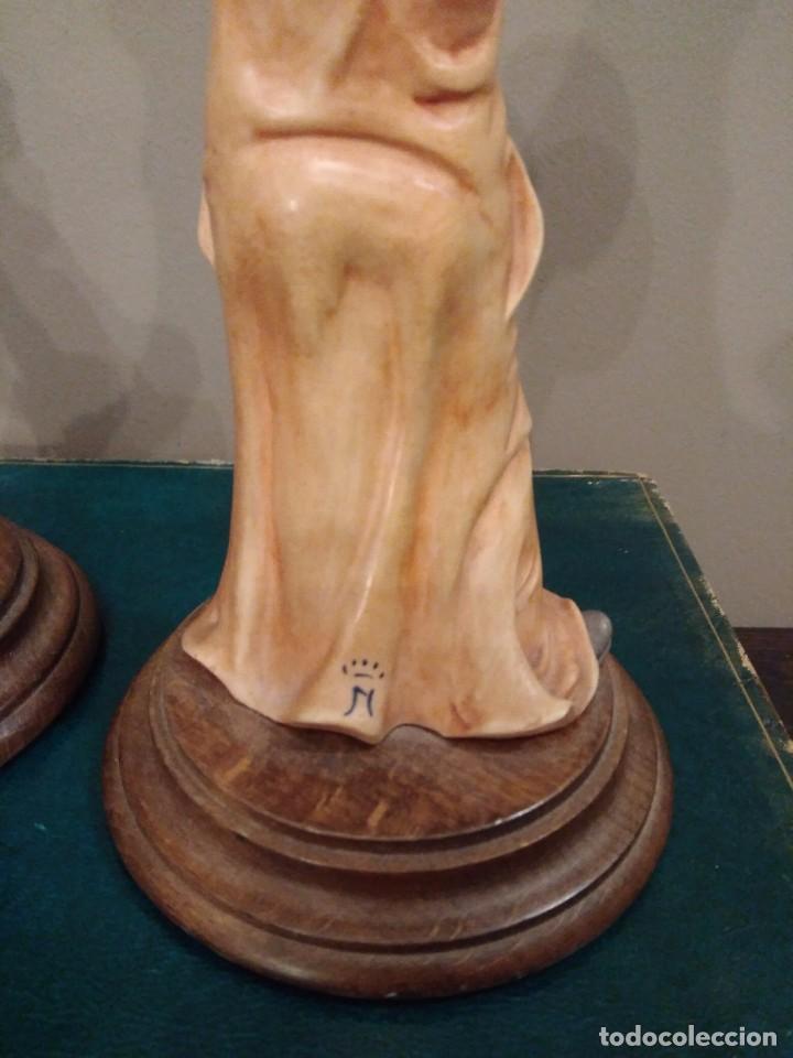 Antig&uuml;edades: PAREJA M&Uacute;SICOS CAPODIMONTE - Foto 5