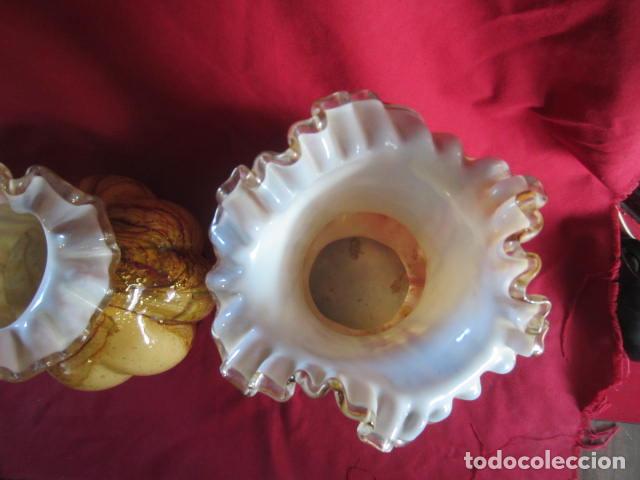 Antig&uuml;edades: BONITOS JARRONES ISABELINOS DE CRISTAL - Foto 6