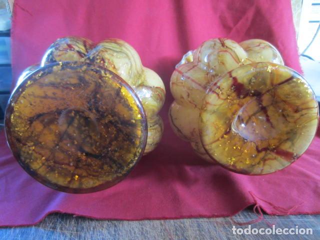 Antig&uuml;edades: BONITOS JARRONES ISABELINOS DE CRISTAL - Foto 7